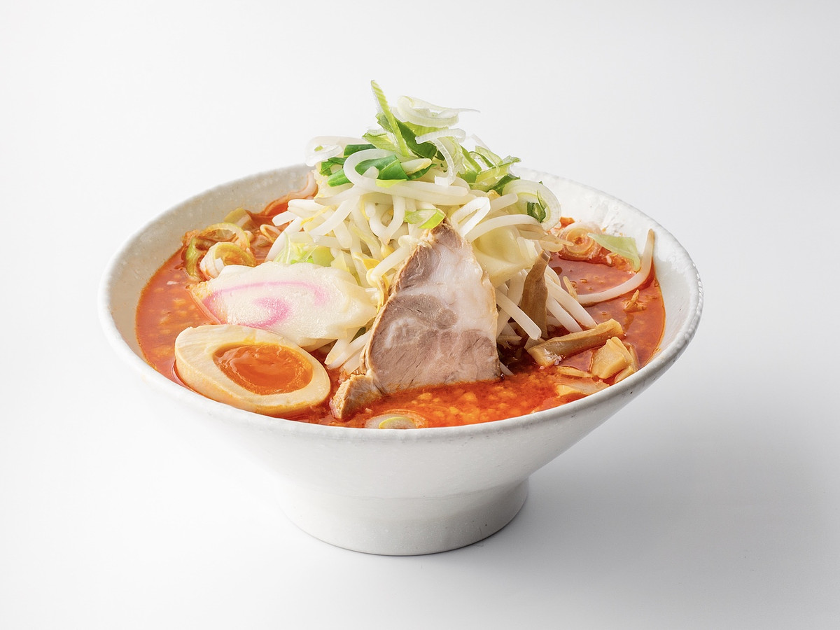 ラーメンのセットメニュー撮影