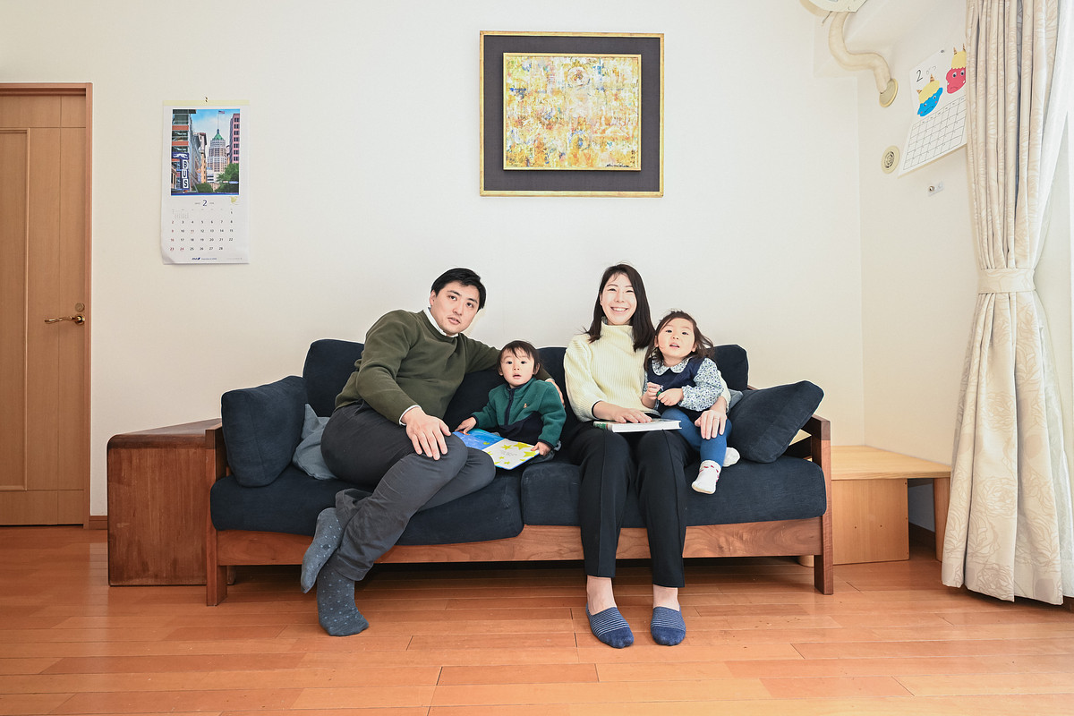 家族撮影撮影プランの作例