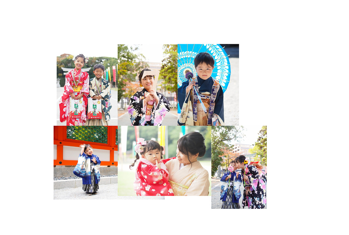 七五三撮影プランの作例
