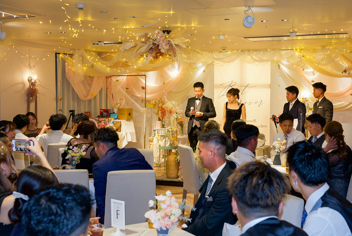 結婚式二次会・1.5次会撮影プランの作例