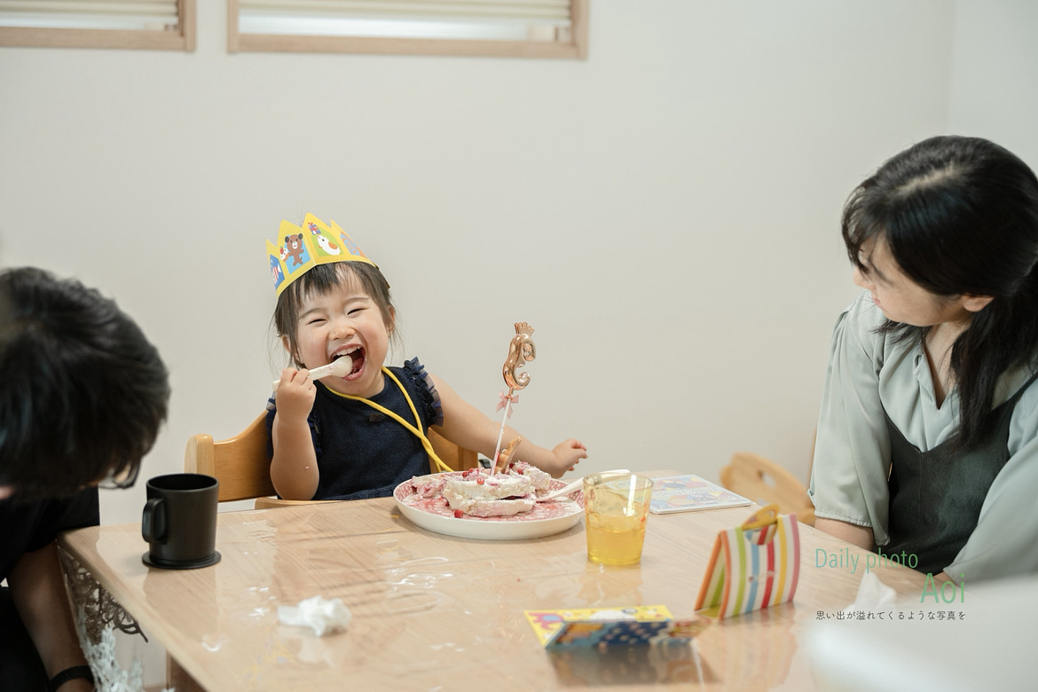 千葉県でバースデーの撮影が可能なカメラマン「dailyphoto あおい」の作例画像