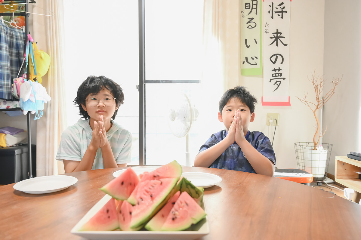 家族撮影撮影プランの作例