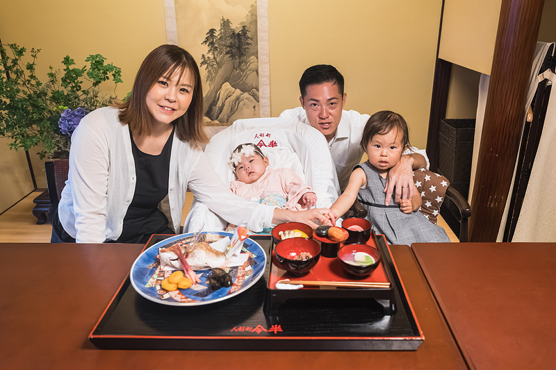 神奈川県でお食い初め・百日祝いの撮影が可能なカメラマン「BE LIGHT FAMILY PHOTO / コイド」の作例画像