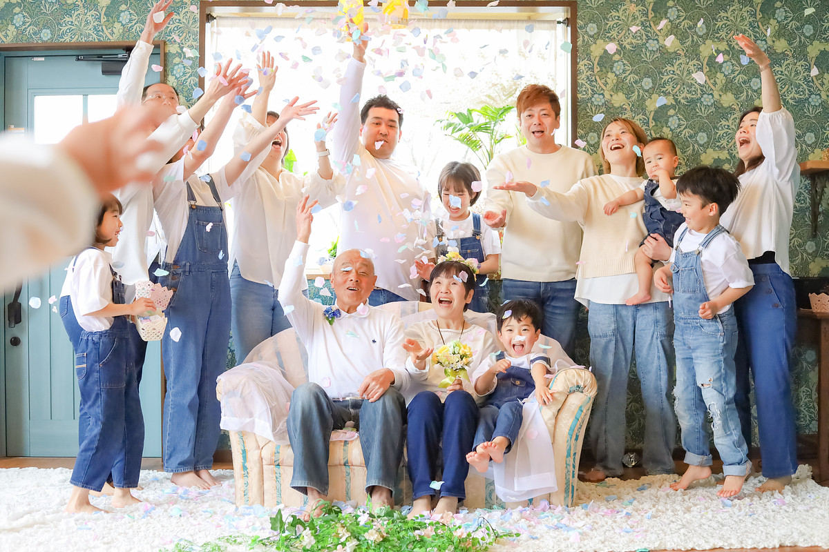 長寿祝い撮影プランの作例