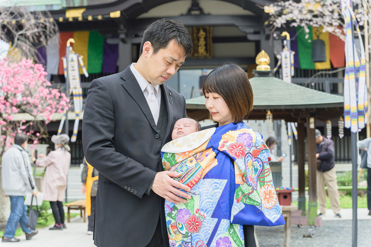 お宮参り撮影プランの作例